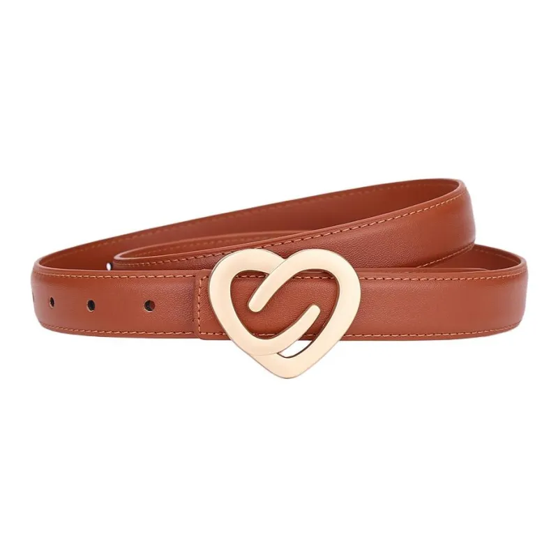 TUCANO Cow Split Leather Belts Women's Width  2.5cm-5