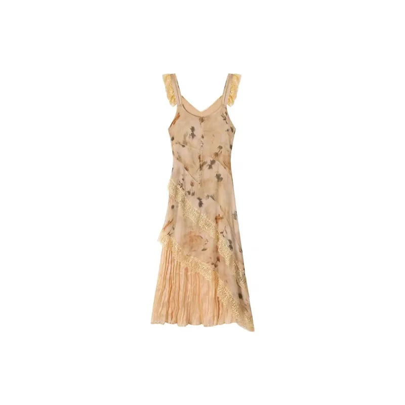 ABCMININ Slip Dresses Women's Khaki-1