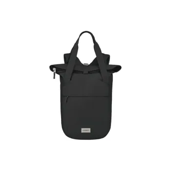 OSPREY Polyester Pack Tote Bag, Shopping Bag, Backpack, Handbag Unisex Black