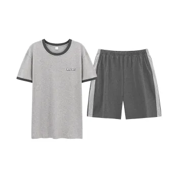 FENTENGCARE Pajama Set Men's Gray