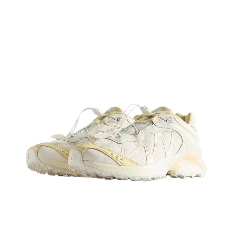 KITH x SALOMON XT-WHISPER Anti-Slip Wear-Resistant Low-Top Running Shoes Unisex Vanilla White-3