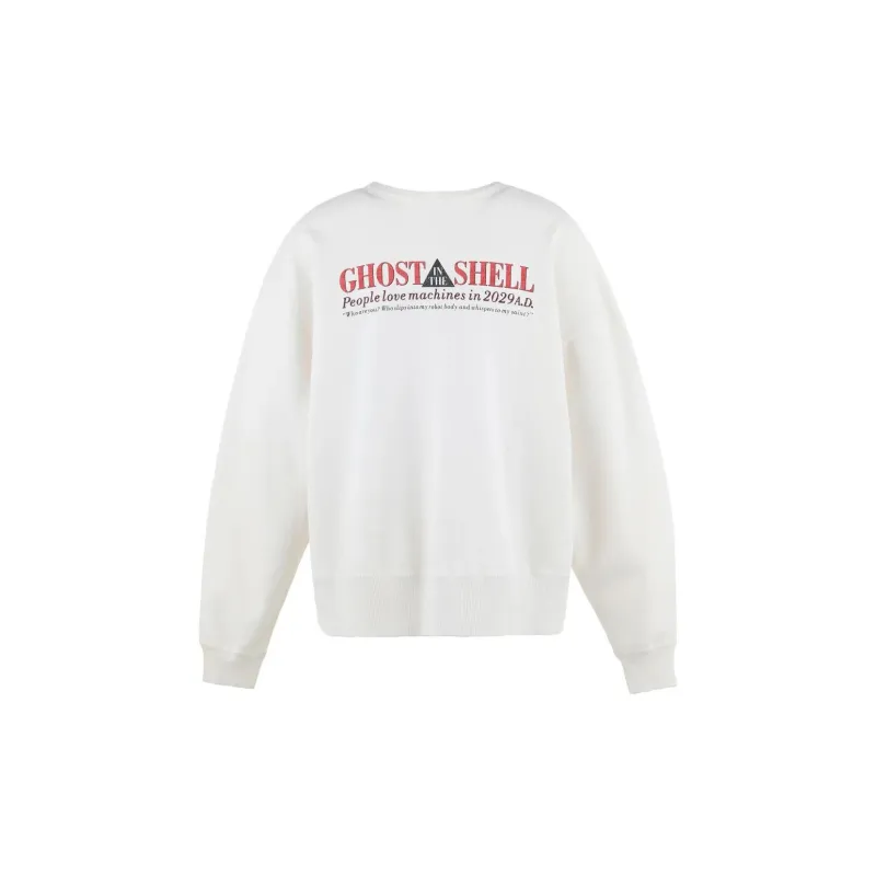 SAINT Mxxxxxx X Ghost In The Shell Crewneck Sweatshirt-1