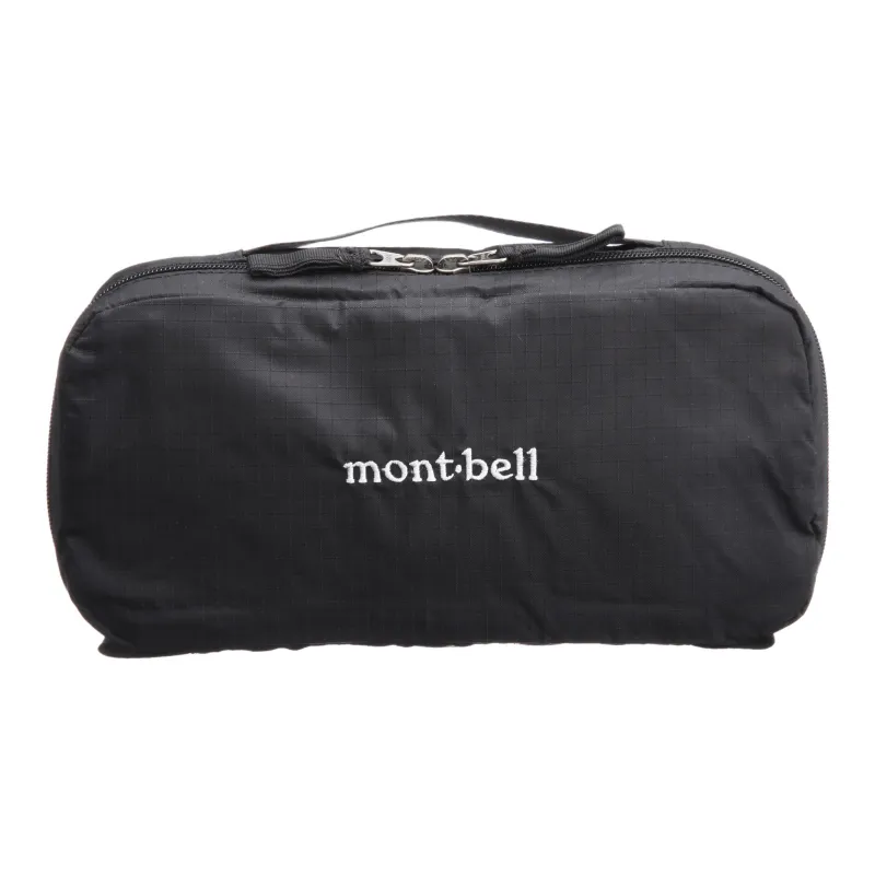 MONTBELL Nylon Toiletry Bag Medium Size Unisex Black-1
