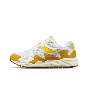 saucony Grid Shadow 2 'Ivy Prep   White Yellow'
