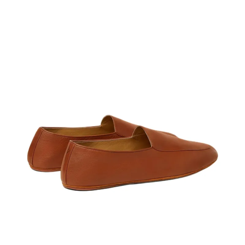 Loro Piana Anton Walk Loafers Men's Brown-3