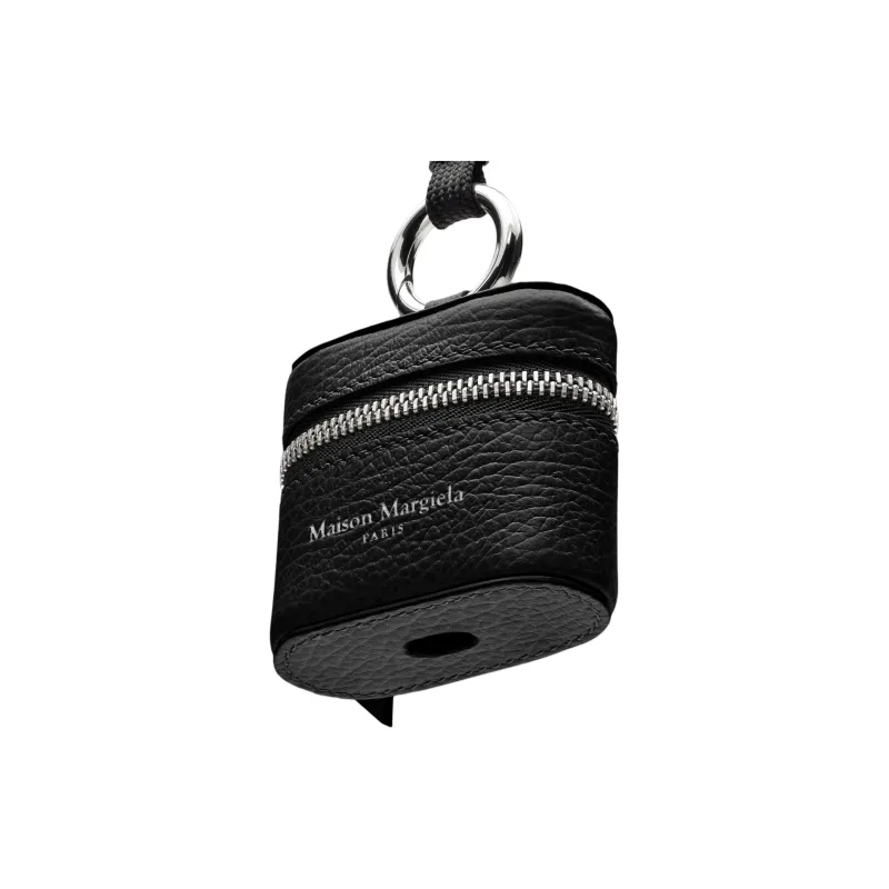 Maison Margiela Calfskin Earphone Case Women's Black-1