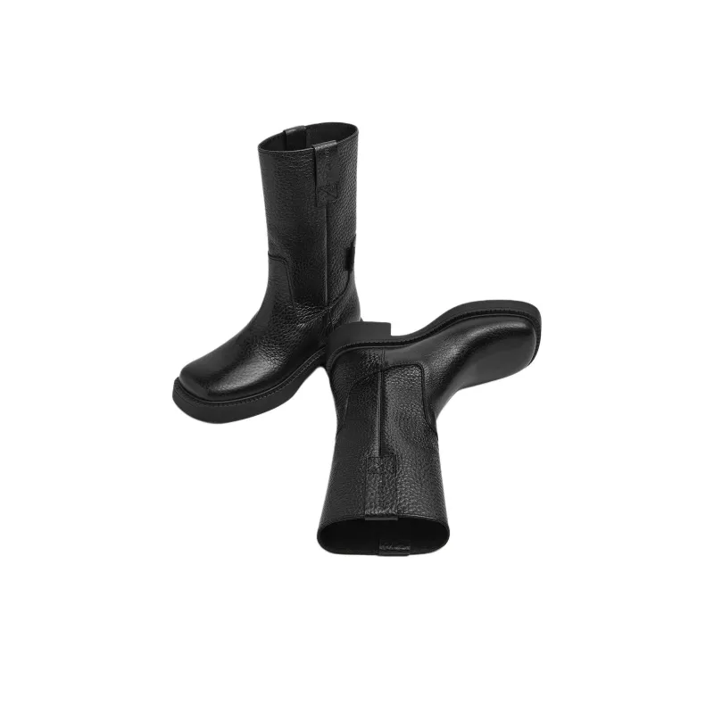 MIISTA Aron Ankle Boots 4cm Women's Black-4