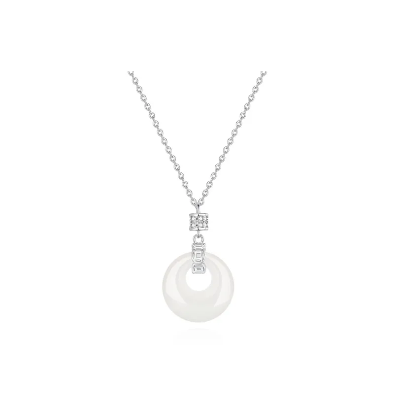 Master Kim Chalcedony Girlfriend's Mom Necklace Unisex-0