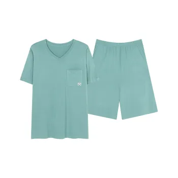 MADALLO Pajama Set Men's Peacock Green
