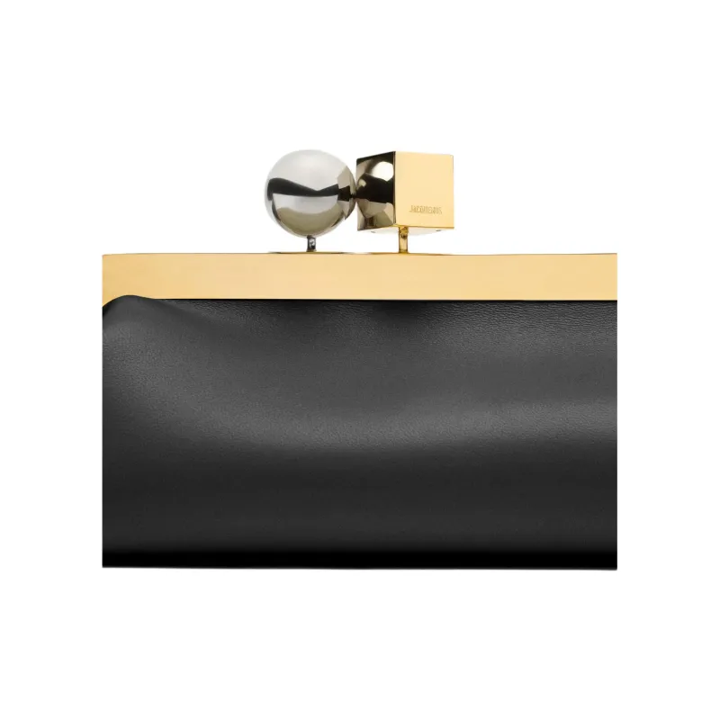 Jacquemus Sheepskin Handbag Women's Black-3