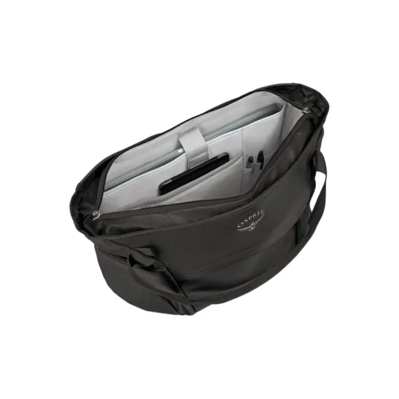 OSPREY Polyester Tote Bag Shopping Bag Handbag Unisex Black-4