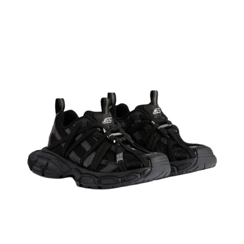 Balenciaga 3XL Low Top Chunky Sneakers Men's Black-3