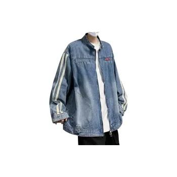 FORCEPULR Denim Jacket Unisex Denim Red