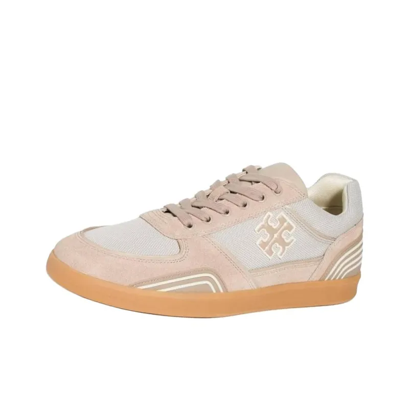 TORY BURCH Clover Court Low Top Skateboard Shoes Women's Pink-0