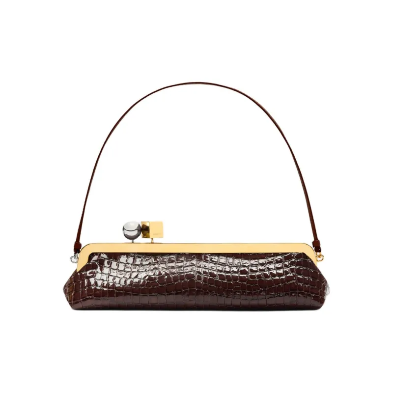 Jacquemus Goatskin Handbag Women's Brown-0