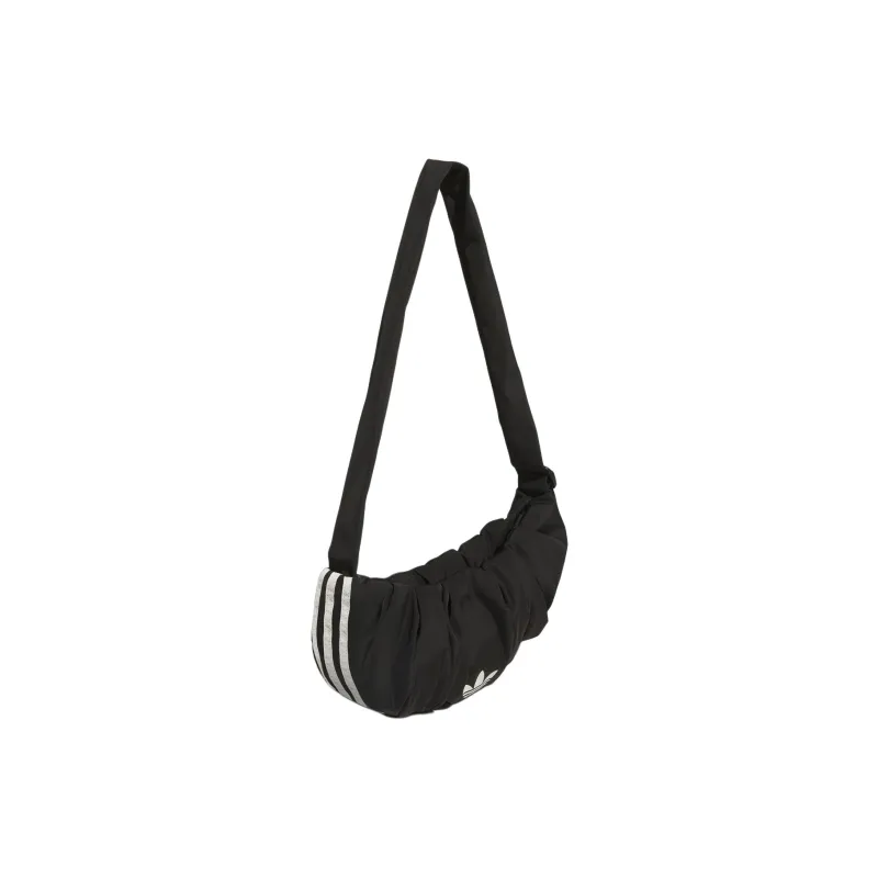 Adidas Originals Recycled Polyester Shoulder Bag Small Size Women's Black-1