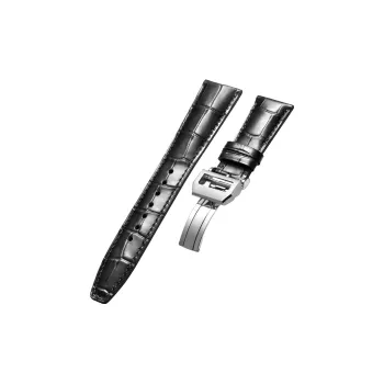 MILANQIAN M&Q IWC Compatibility Watch Band 190mm Cowhide Leather Material