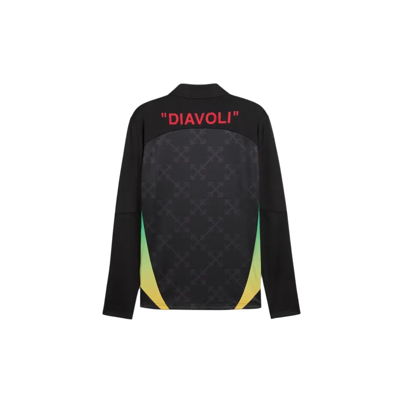 PUMA Playera Para Hombre De Cuarto De Cierre Prepartido Ac Milan X OFF WHITE™-1