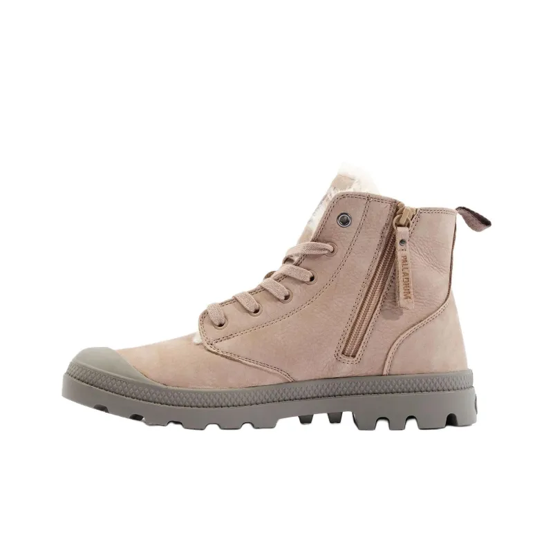 Palladium Pampa Ankle Boots Men's Gray-2
