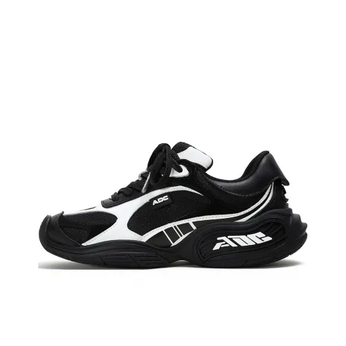 ADCDAVINCI Functional Wind Series Lightweight Anti Slip And Wear Resistant Low Top Casual Shoes Unisex Black White