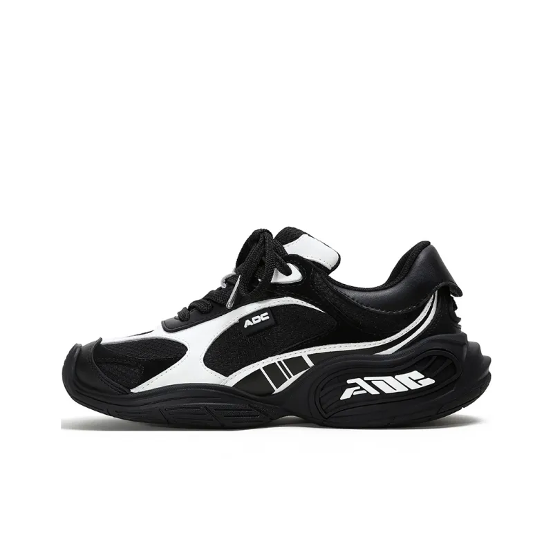 ADCDAVINCI Functional Wind Series Lightweight Anti-Slip And Wear-Resistant Low-Top Casual Shoes Unisex Black White-0