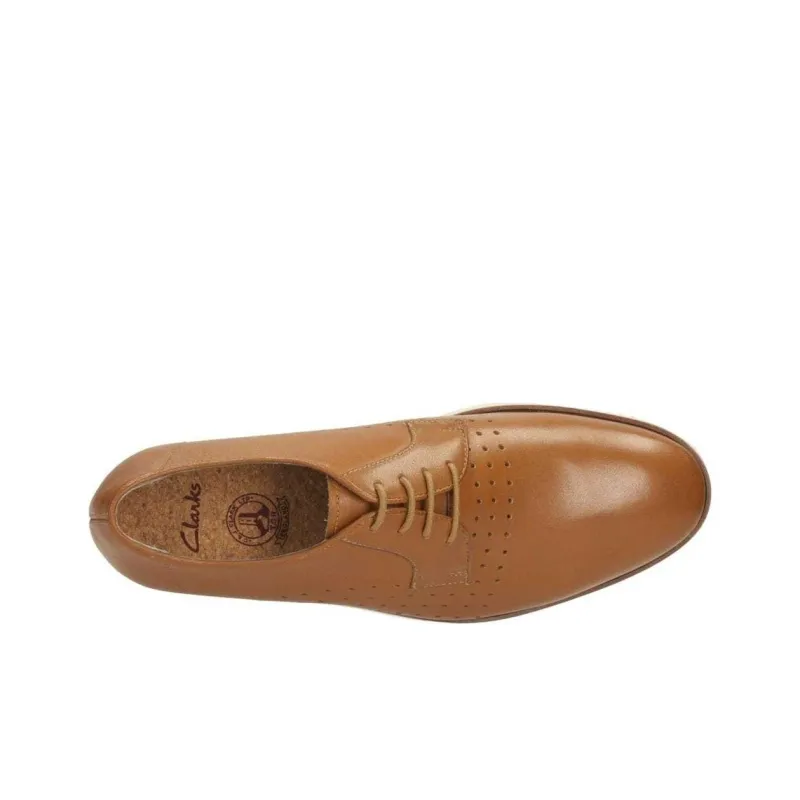 Clarks Tulik Edge Dress Shoes Men's Brown-4