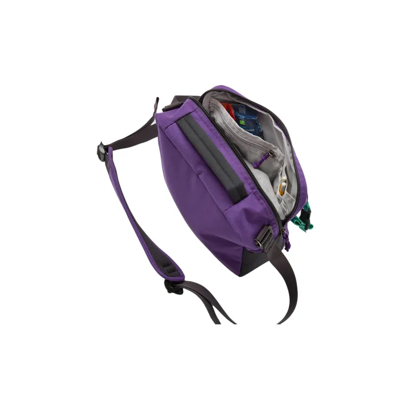 Fjallraven Polyamide One Shoulder Handbag Unisex Violet & Coal Black-4