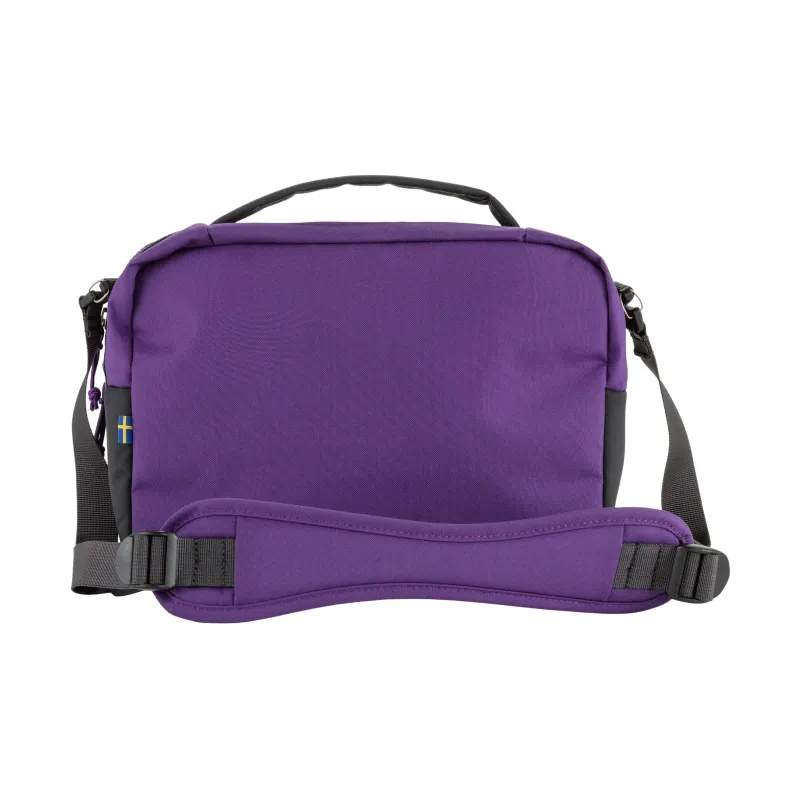 Fjallraven Polyamide One Shoulder Handbag Unisex Violet & Coal Black-3