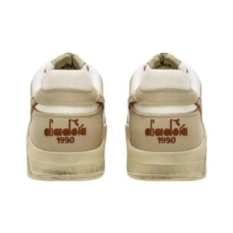 Diadora B.560 Anti Slip Wear Resistant Low Top Casual Shoes Men's White-4