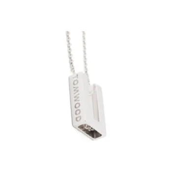 TOM WOOD Square Pendant Necklace
