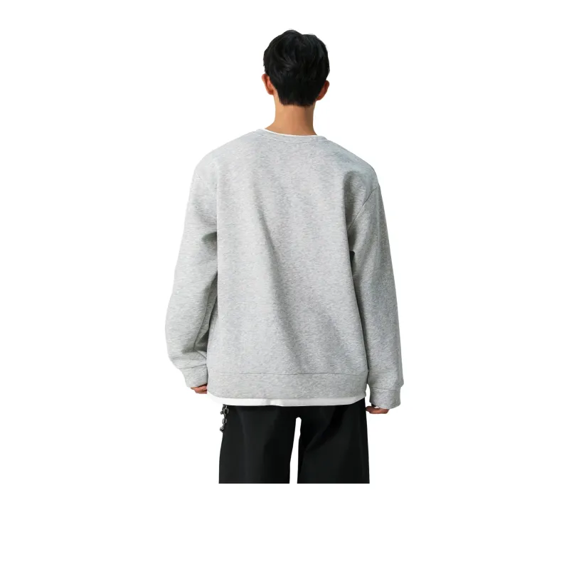 H.V.G.A Long Sleeved Sweatshirt Unisex Heather Gray-0