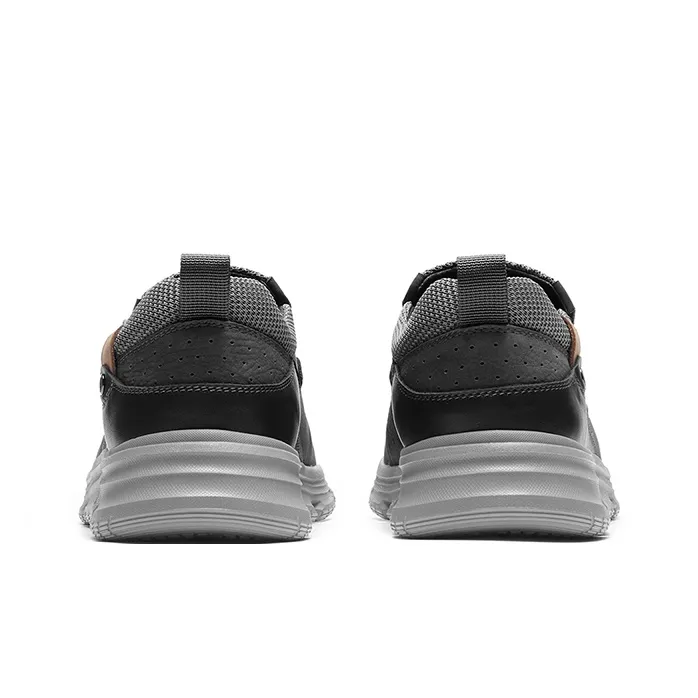 HANG TEN Men's Casual Shoes Men Low Top Black/Brown-3