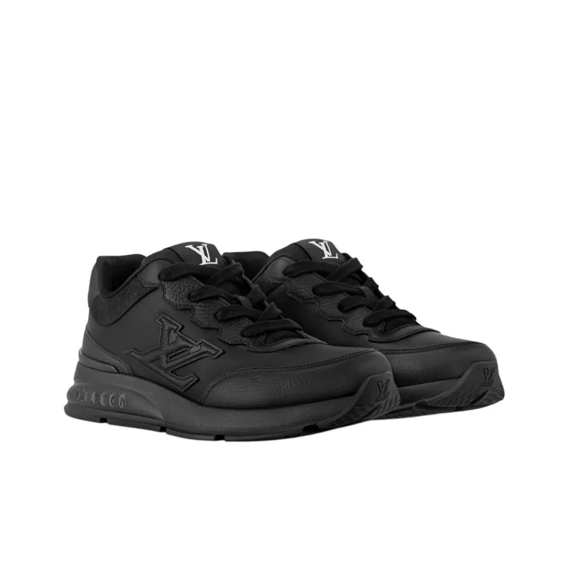 LOUIS VUITTON 2025 Fall And Winter Men's Collection Classic Low-Top Casual Shoes Men's Black-2