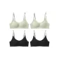 4 Pack (2 Vanilla Green+2 Black)