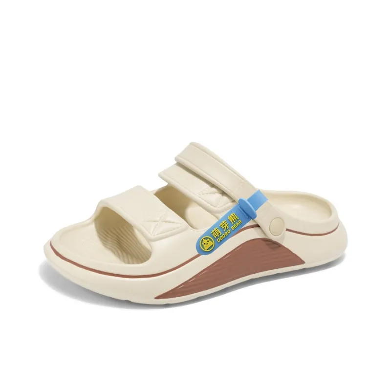 Budding Bear Cut-Out Slip-Resistant Odor-Resistant Slide Slippers Unisex-1
