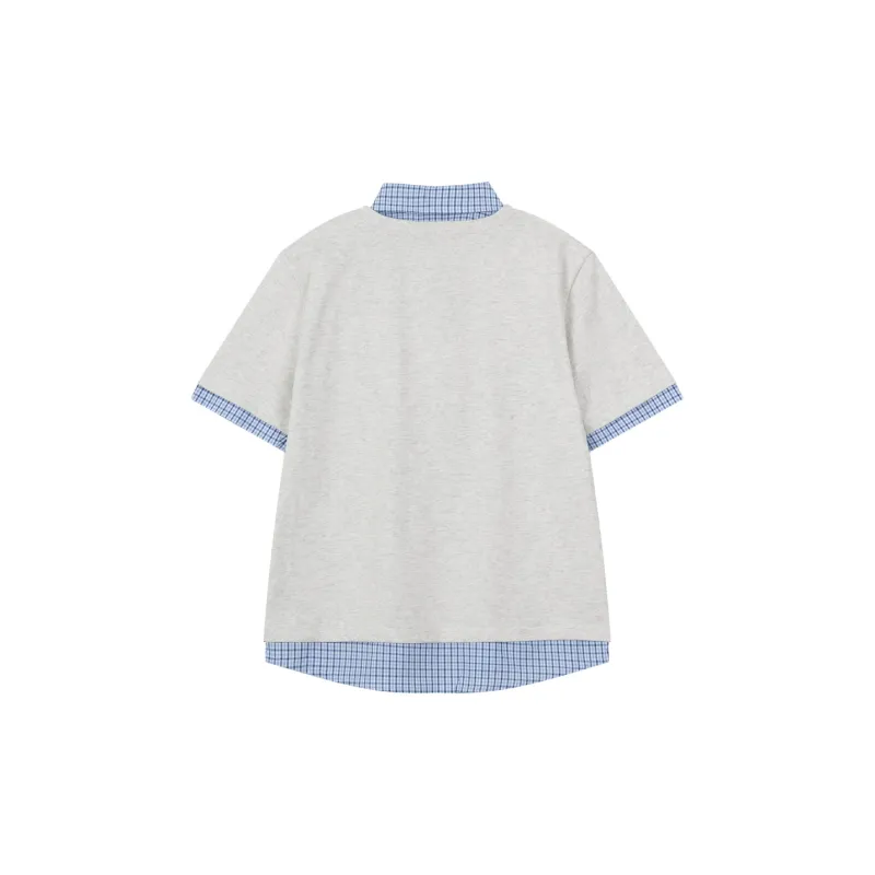 YINLEI T Shirts Unisex Heather Gray-1