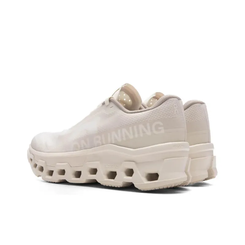 On Running CloudmOnster 2 Invincible Ivory White-2