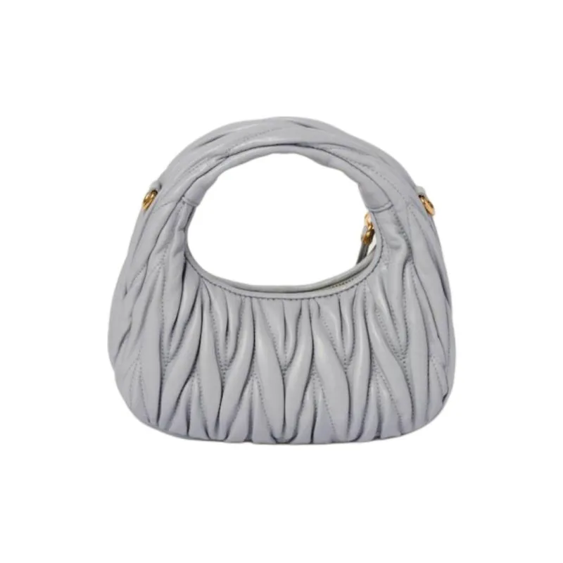MIU MIU Wander Series Lambskin One Shoulder Handbag Mini Women's Pearl-2