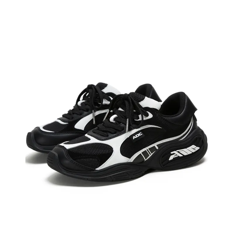 ADCDAVINCI Functional Wind Series Lightweight Anti-Slip And Wear-Resistant Low-Top Casual Shoes Unisex Black White-1
