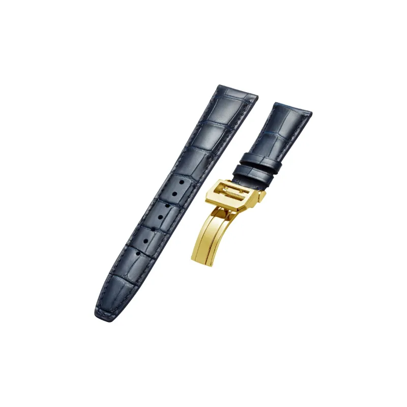 MILANQIAN M&Q IWC Compatibility Watch Band 190mm Cowhide Leather Material-22