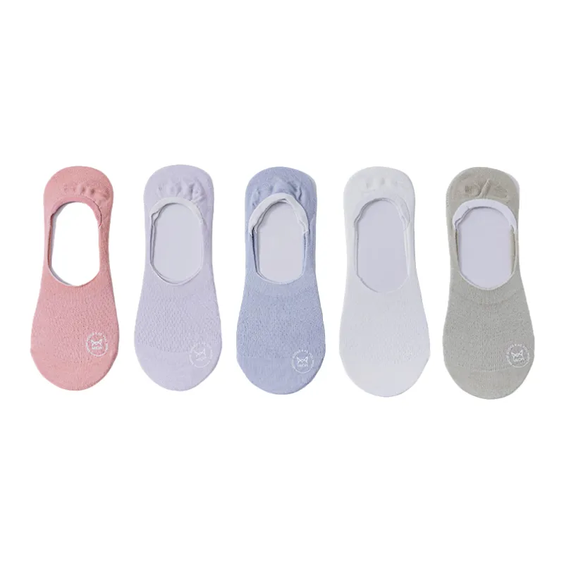 MIIOW No-Show Socks Women's 5 Pack-3