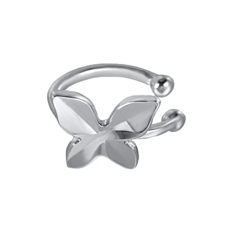 Eclater 925 Sterling Silver Clip-On Earrings Women's-0