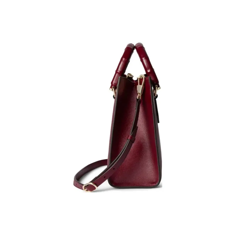 GUCCI Diana Leather Tote Bag, Shopping Bag, Shoulder Bag, Handbag Medium Size Women's Red-3