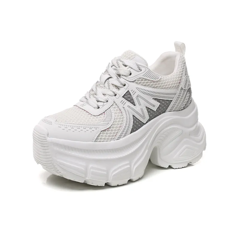 NRDROFFICIAL Anti-Slip And Wear-Resistant Breathable Low-Top Chunky Sneakers Women's-5