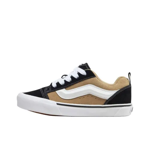 Vans Old Skool Anti Slip Wear Resistant Low Top Casual Shoes Women's Brown Black White