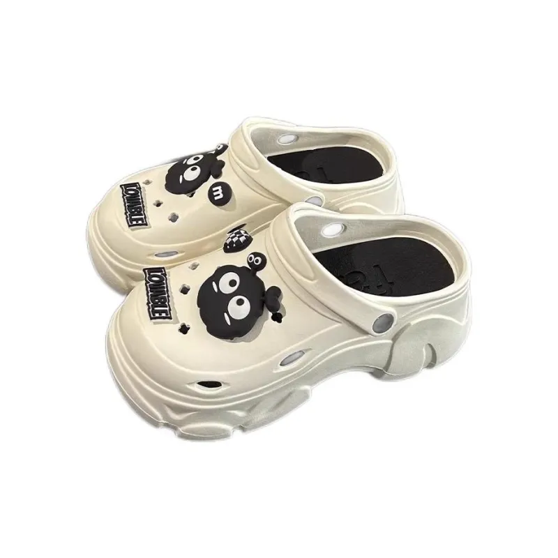 CEO Platform Clogs Summer Eva Squashy And Bouncy Feeling Slip Resistant Odor Resistant Height Increasing Slippers-2