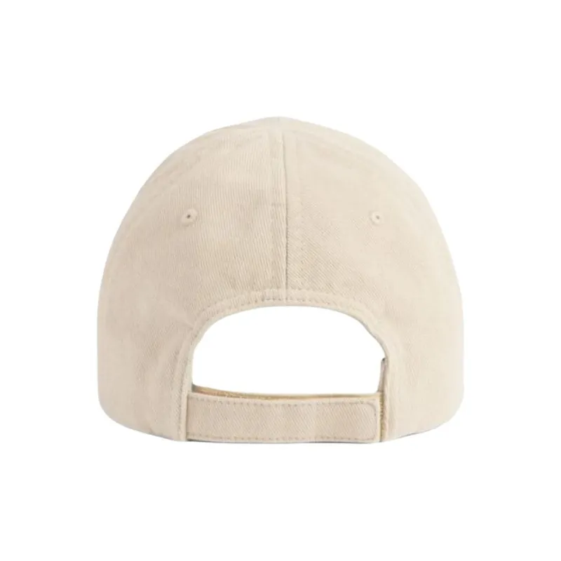 Balenciaga 100% Cotton Twill Polyester Baseball Caps Men's Beige-1