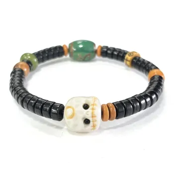 The Years Are Quiet Coconut Shell Beads Bracelets Unisex