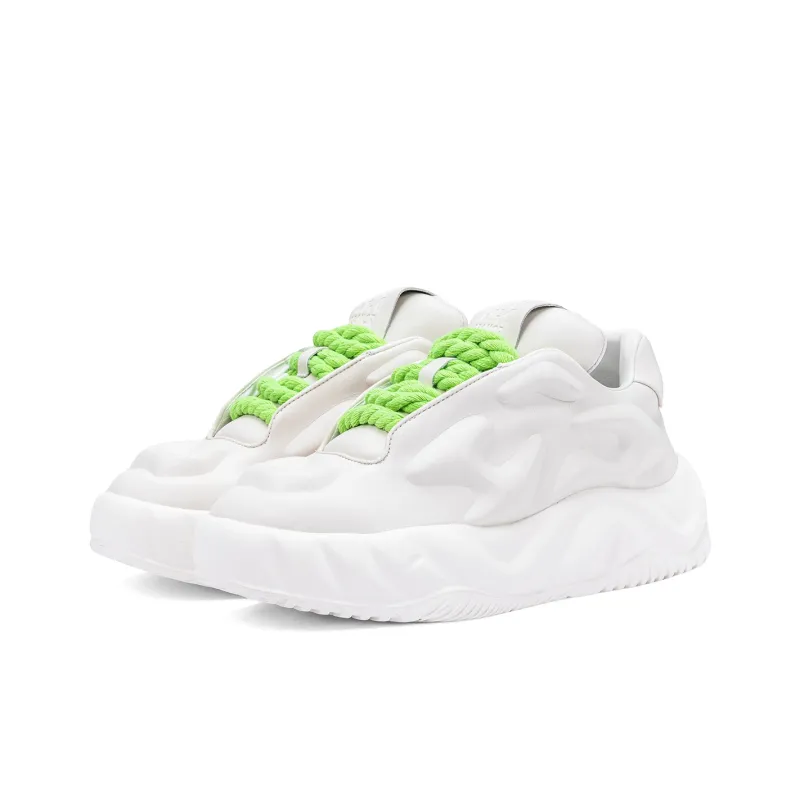 SALAXI Low Top Casual Shoes Unisex White-1