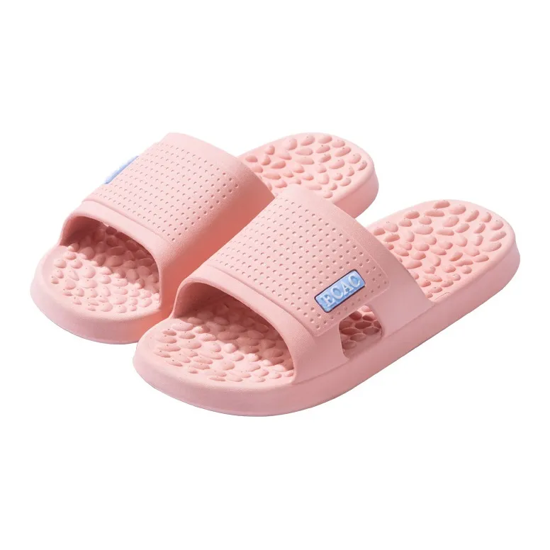 ECAC Men's Platform Massage Slippers With Slip Resistant Sole, Soft Sole, Foot Therapy, And Cooling Slippers For Men-1
